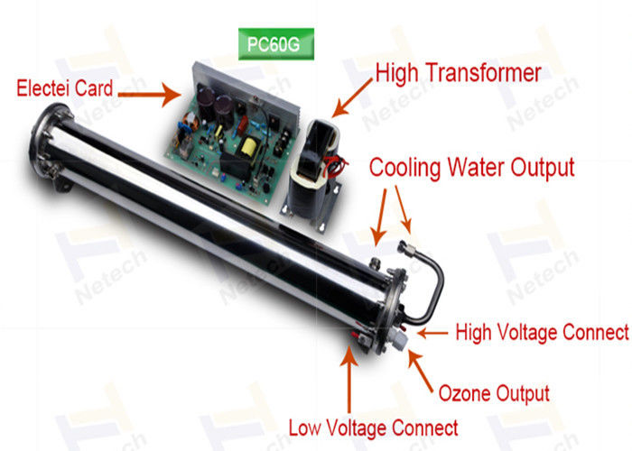 Enamel Ozone Generator Corona Discharge Tube Parts Efficient Ozone Generator Tube Parts With Smart Power